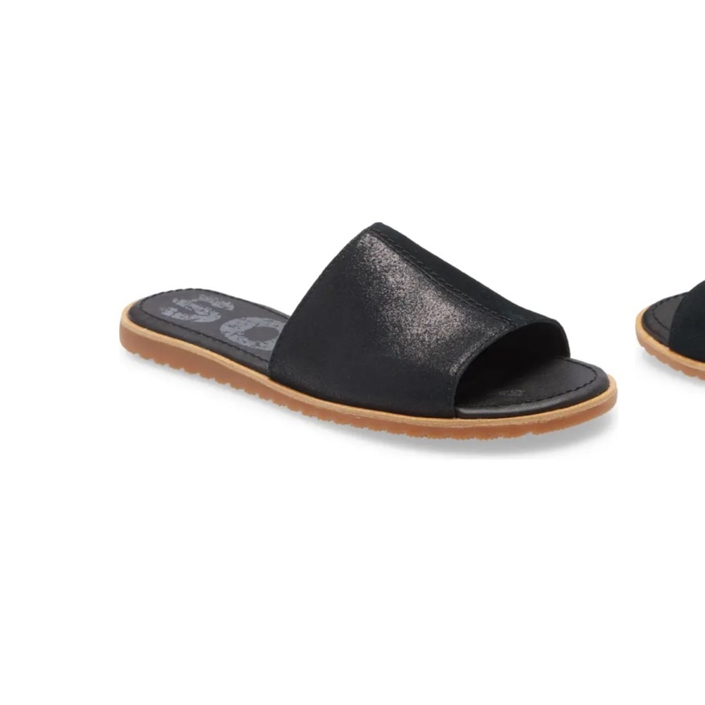 Women’s Sorel Black Ella Slide Size 7